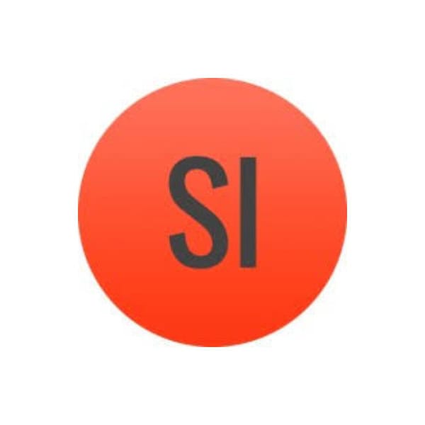 Icona dei fondamenti della salvaguardia con le iniziali "SI" su sfondo circolare rosso per la formazione sulla protezione dei bambini e la salvaguardia.