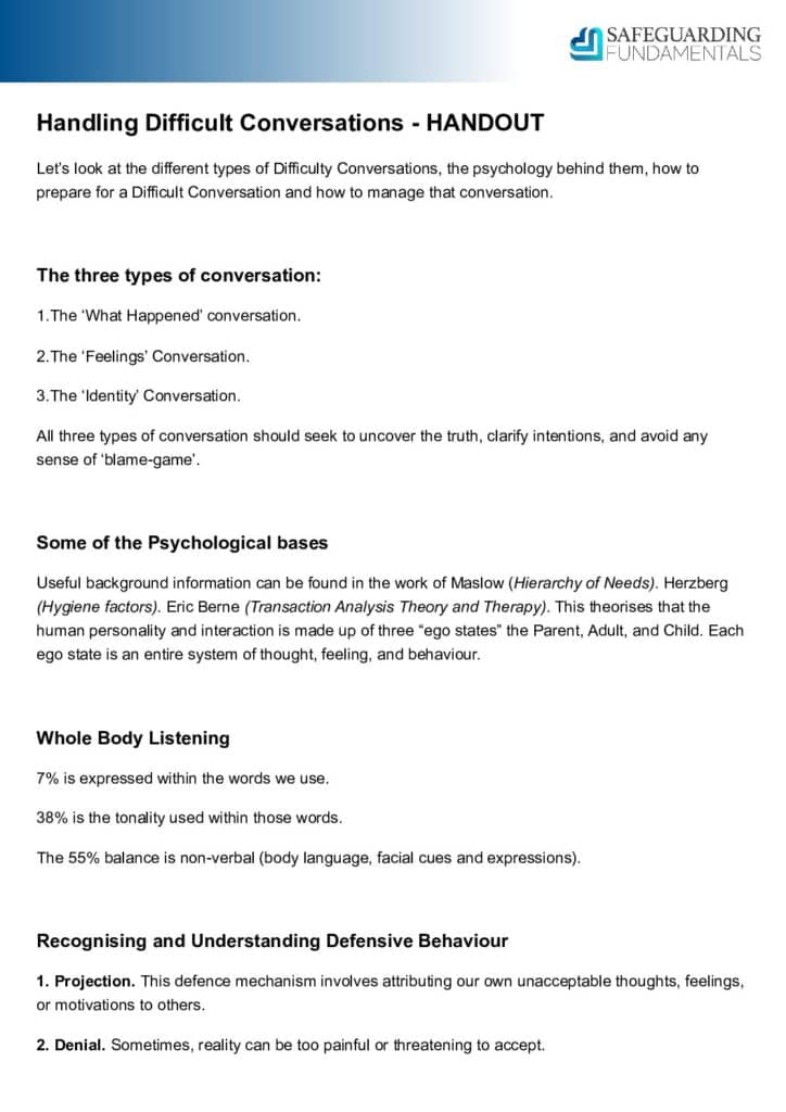 thumbnail of 24_Staff Training – Handling Difficult Conversations