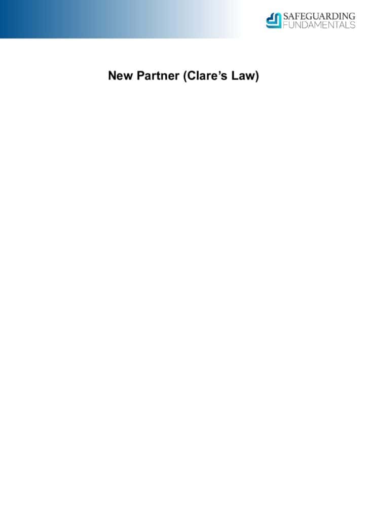 thumbnail of 5_ Staff Training – Clare’s Law – New Partner
